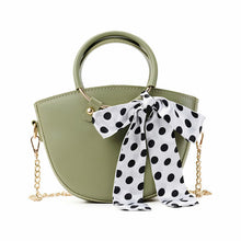 Load image into Gallery viewer, 2019 Luxury Brand Design Ladies Genuine PU Semicircle Handbag