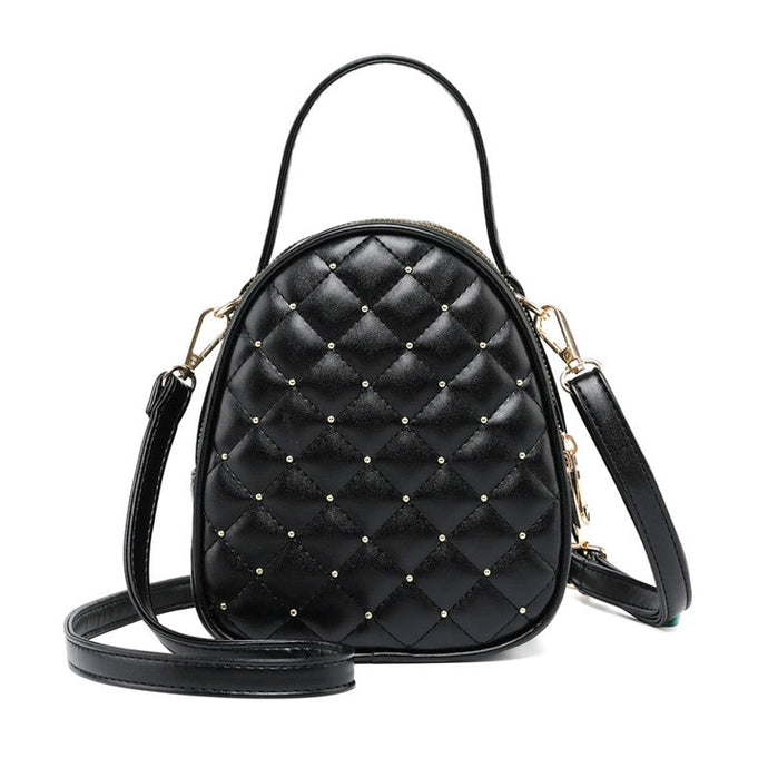 Small Shoulder Bag Fashion Plaid PU Leather Crossbody Bags for Women