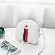 Load image into Gallery viewer, Colour Striped 2019 New Single Shoulder Mobile Handbag
