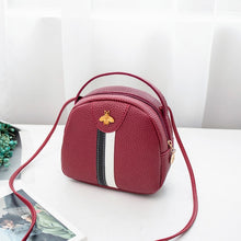Load image into Gallery viewer, Colour Striped 2019 New Single Shoulder Mobile Handbag